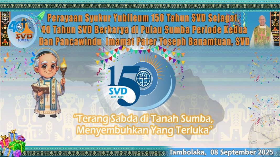 Perayan 150 thn SVD dan 40 thn SVD di Sumba 8 September 2025